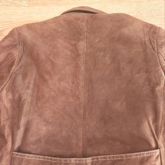 GUC Men's Gratis Sportswear 100% Leather Jacket, Size 44 - Picture 12 of 13